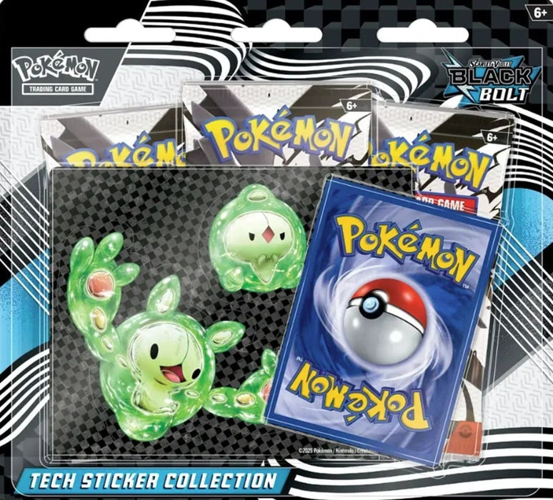 Pokémon Karmesin & Purpur 10.5 Schwarze Blitze Tech Sticker Kollektion DE