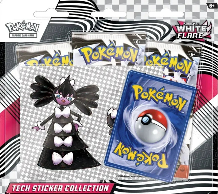 Pokémon Karmesin & Purpur 10.5 Weisse Flammen Tech Sticker Kollektion DE