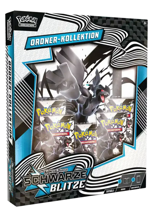 Pokémon Karmesin & Purpur 10.5 Schwarze Blitzen Ordner Kollektion DE